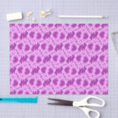 Lila Mirrored Hearts Seidenpapier (Handwerk)