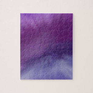 Lila Mist Abstrakt Puzzle