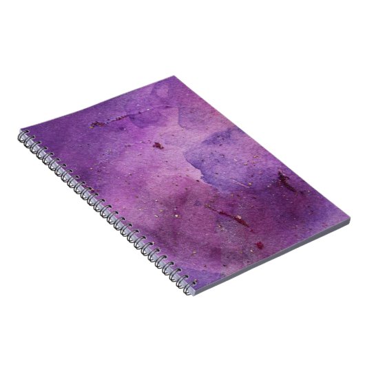 Lila Mist-Glitzer-MalNotebook Notizblock (Rechte Seite)