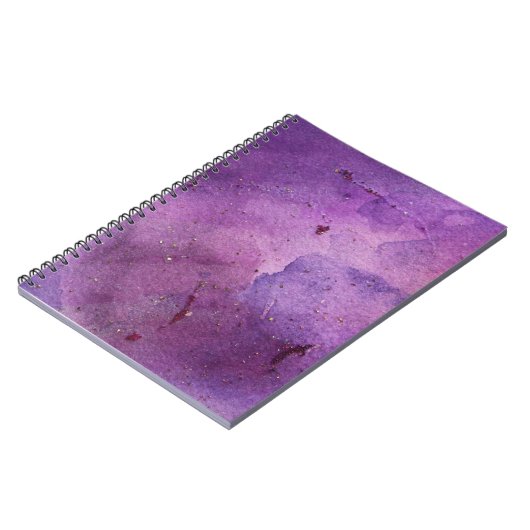 Lila Mist-Glitzer-MalNotebook Notizblock (Linke Seite)