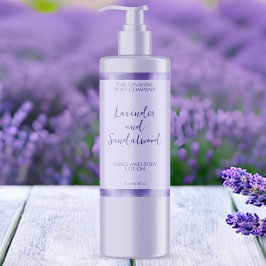 Lila mit lila Etikett für Folienkosmetik