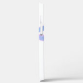 Lila Mit Monogramm Libelle Case-Mate iPhone Hülle (Rückseite / Links)