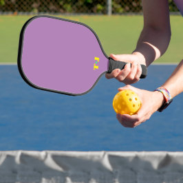 Lila Mit Monogramm Pickleball Schläger