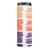 Lila Mit Monogramm Thermosbecher (Rückseite)