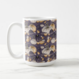 LILA MIT ORANGE CREAM & LILA PUMPKINS KAFFEETASSE