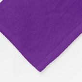 Lila mit Yellow White Stripes Team Jersey Fleecedecke (Ecke)
