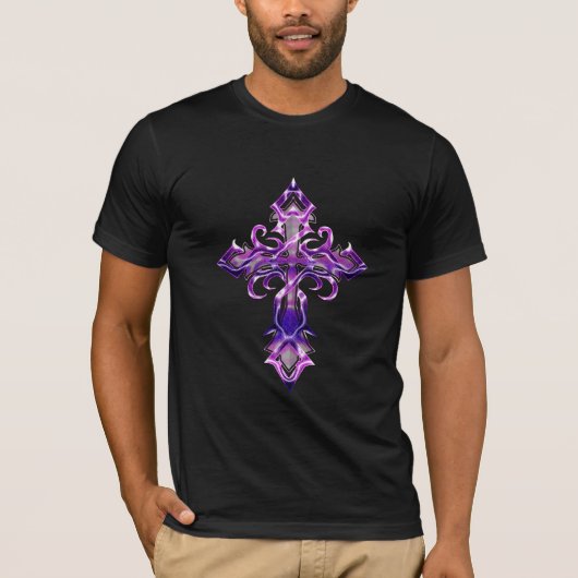 Lila mittelalterlicher T - Shirt (Vorderseite)