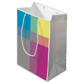 Lila Mittlere Geschenktüte (Vorderseite Schrägansicht)