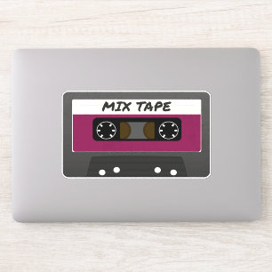 Lila Mix-Tape - 80er und Retro-Inspiriert Geschenk Aufkleber