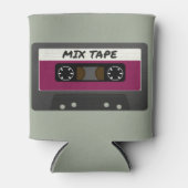 Lila Mix-Tape - 80er und Retro-Inspiriert Geschenk Dosenkühler (Vorderseite)