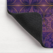 Lila Mobius Drache-Fraktal-Kunst Mousepad (Ecke)