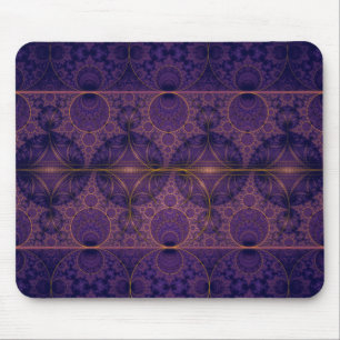Lila Mobius Drache-Fraktal-Kunst Mousepad