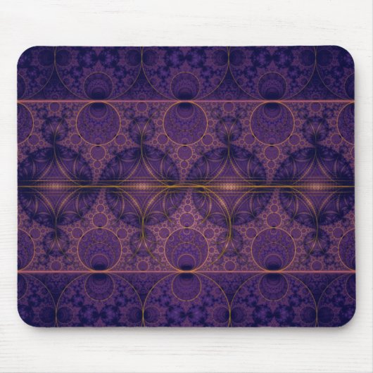 Lila Mobius Drache-Fraktal-Kunst Mousepad (Vorne)
