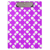 Lila Mod-Ball-Entwurf @ Emporio Moffa Klemmbrett (Vorderseite)