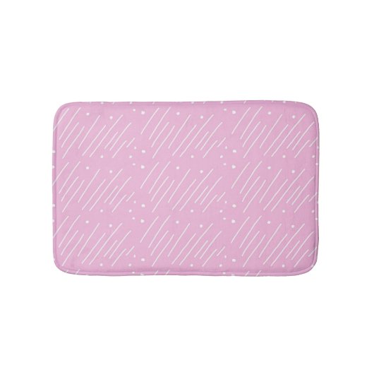 Lila Mod Bath Mat Badematte (Vorderseite)
