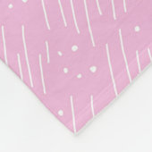 Lila Mod Fleece Blanket (Ecke)