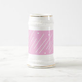 Lila Mod Stein Bierglas (Mittel)