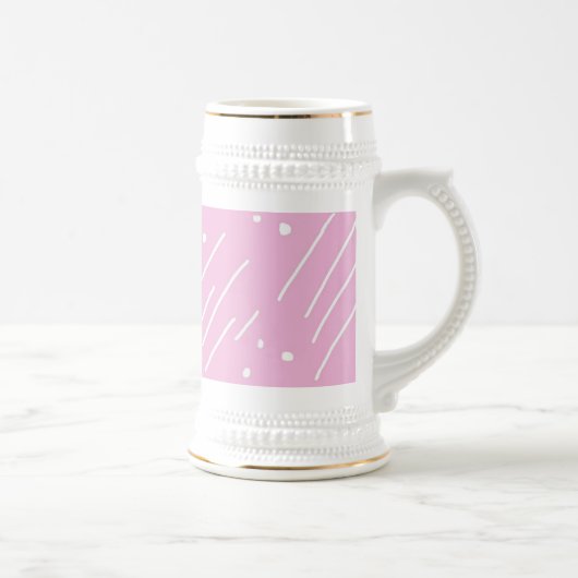 Lila Mod Stein Bierglas (Rechts)