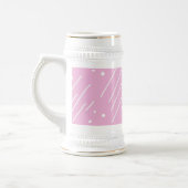 Lila Mod Stein Bierglas (Links)