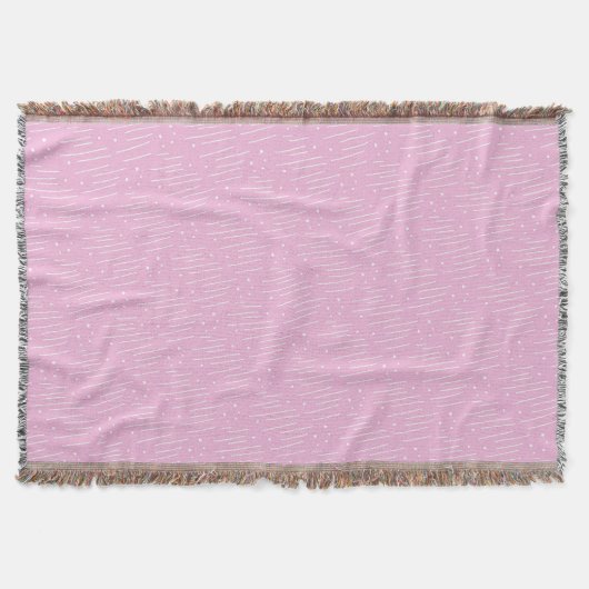 Lila Mod-Throw-Blanket Decke (Vorderseite)
