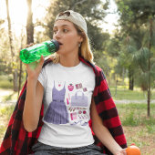 Lila Mode-Set T-Shirt