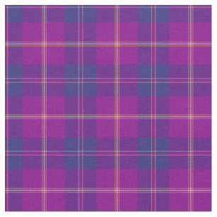 Lila Mode-Tartan-Karomuster Stoff