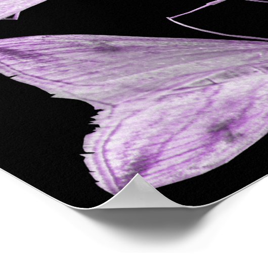 Lila Modebeitschrift Poster (Ecke)