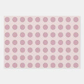 Lila, moderne Abstrakte Lilien Geschenkpapier Set (Vorderseite 3)