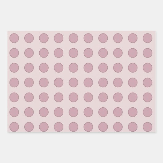 Lila, moderne Abstrakte Lilien Geschenkpapier Set (Vorderseite 3)