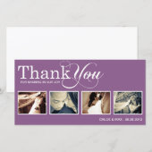 LILA MODERNE DANKE | DANKE, DASS DU KARTE (Vorne/Hinten)