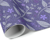 Lila Moderne Elegante Geschenkpapier (Rolleneckpunkt)