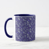 Lila Moderne Elegante Tasse (Links)