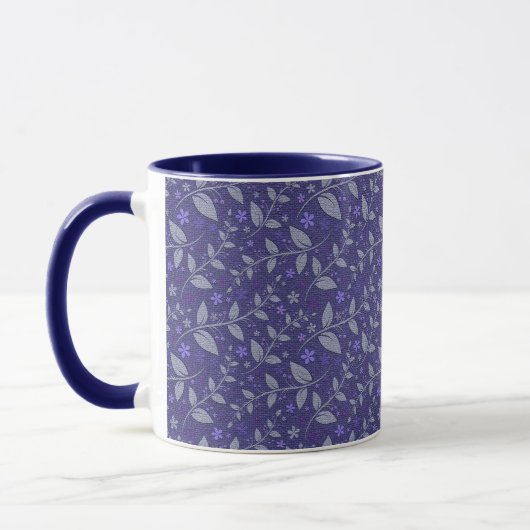 Lila Moderne Elegante Tasse (Links)