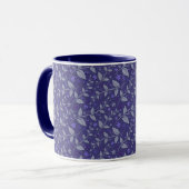 Lila Moderne Elegante Tasse (Vorderseite Links)