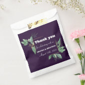 Lila, moderne Grünanlage Custom Wedding Gefallen T Geschenktütchen (Versiegelt)