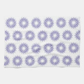 Lila moderne Sunburgs Handtuch (Horizontal)