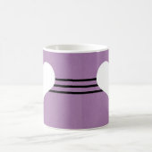 Lila Moderne Tasse (Mittel)