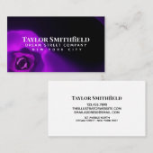 Lila, moderne Visitenkarte (Vorne/Hinten)