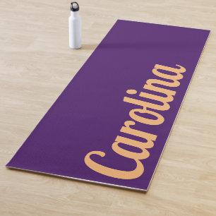 Lila moderner Name Stilvoll einfach Yogamatte