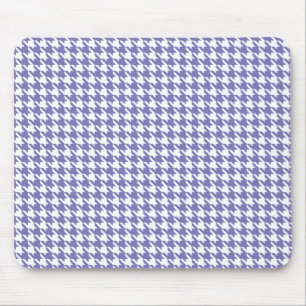 Lila Modernes Hahnentrittmuster in Emporiomoffa Mousepad