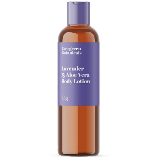 Lila, modernes Kosmetiksiegel