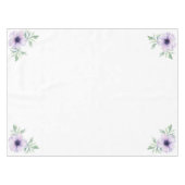 "Lila Mohn" Tischdecke (Vorderseite (Horizontal))