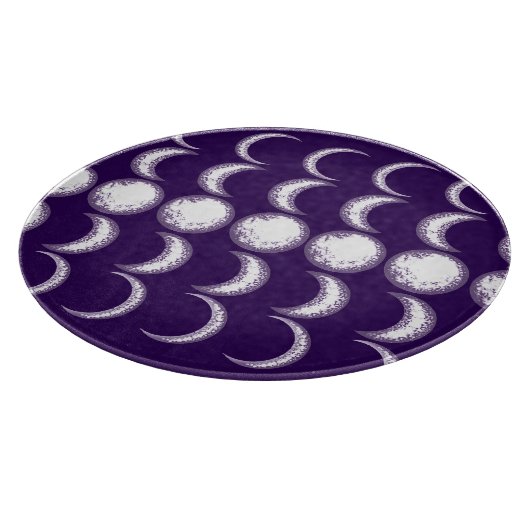 Lila Mohnkind Schneidebrett (Ecke)