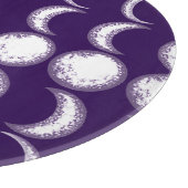 Lila Mohnkind Schneidebrett (Ecke)