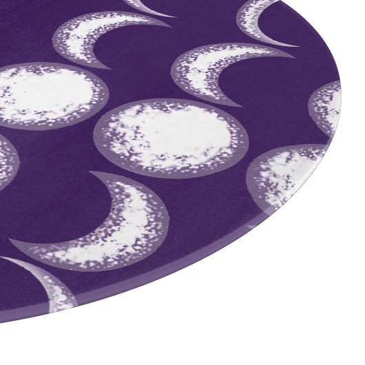 Lila Mohnkind Schneidebrett (Ecke)