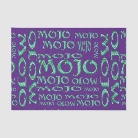 Lila Mojo-Papierpapier Seidenpapier (Vorderseite)