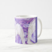 Lila Momente Kaffeetasse (VorderseiteRechts)