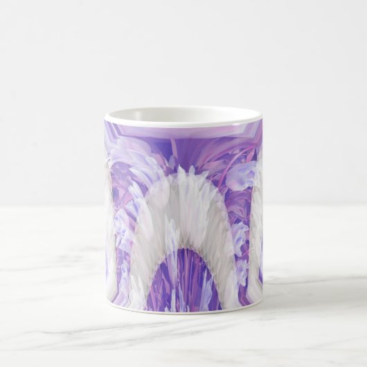 Lila Momente Kaffeetasse (Mittel)