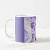Lila Momente Kaffeetasse (Links)