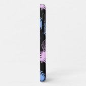 Lila Momona Hawaiian Tropical Pineapse Case-Mate iPhone Hülle (Hinten/Links)